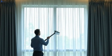 Commercial curtain stain removal service bokarina hotels offices restaurants