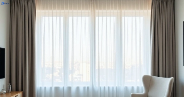 Restored vibrant drapes in bokarina QLD after Matty Curtain Cleaning